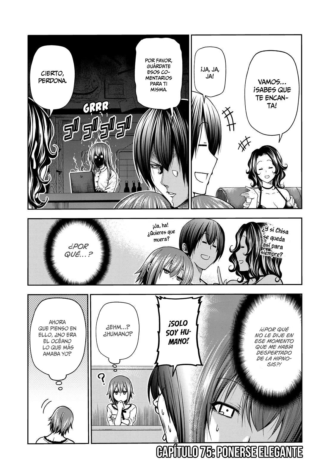 Grand Blue Capitulo 75: ponerse elegante página 3
