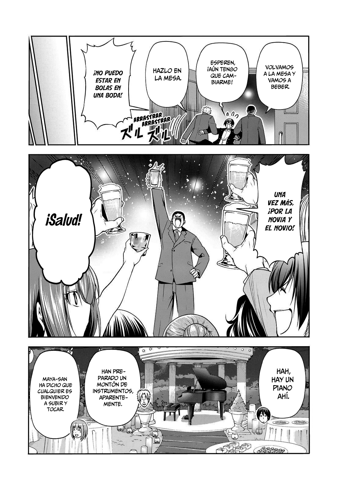 Grand Blue Capitulo 76: banquete de bodas página 35