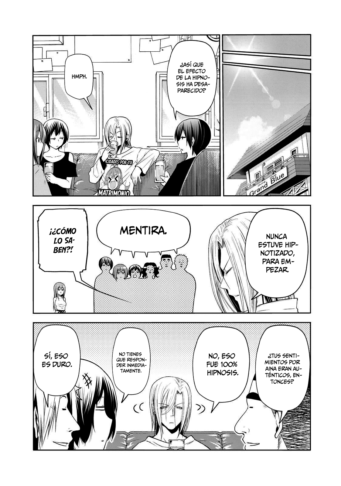 Grand Blue Capitulo 76: banquete de bodas página 46