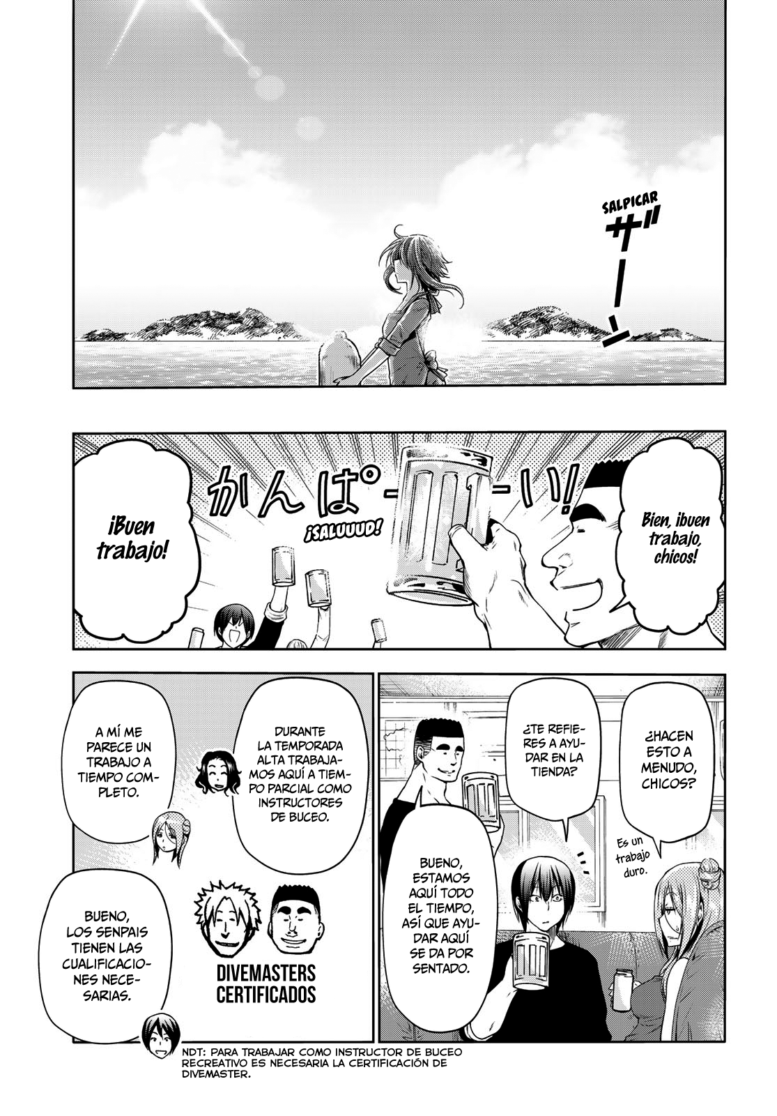 Grand Blue Capitulo 77: pelea de gatas página 10