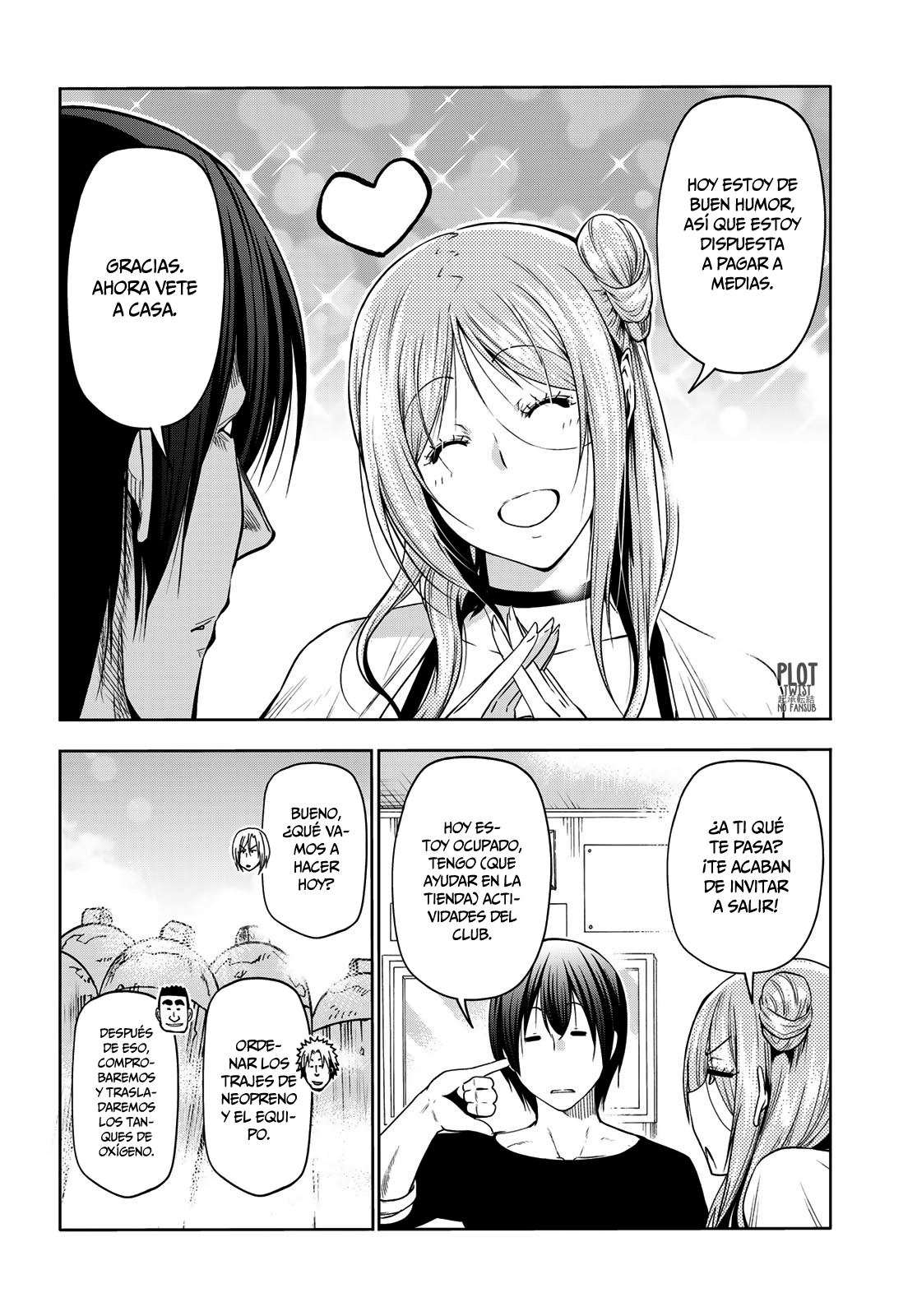 Grand Blue Capitulo 77: pelea de gatas página 3