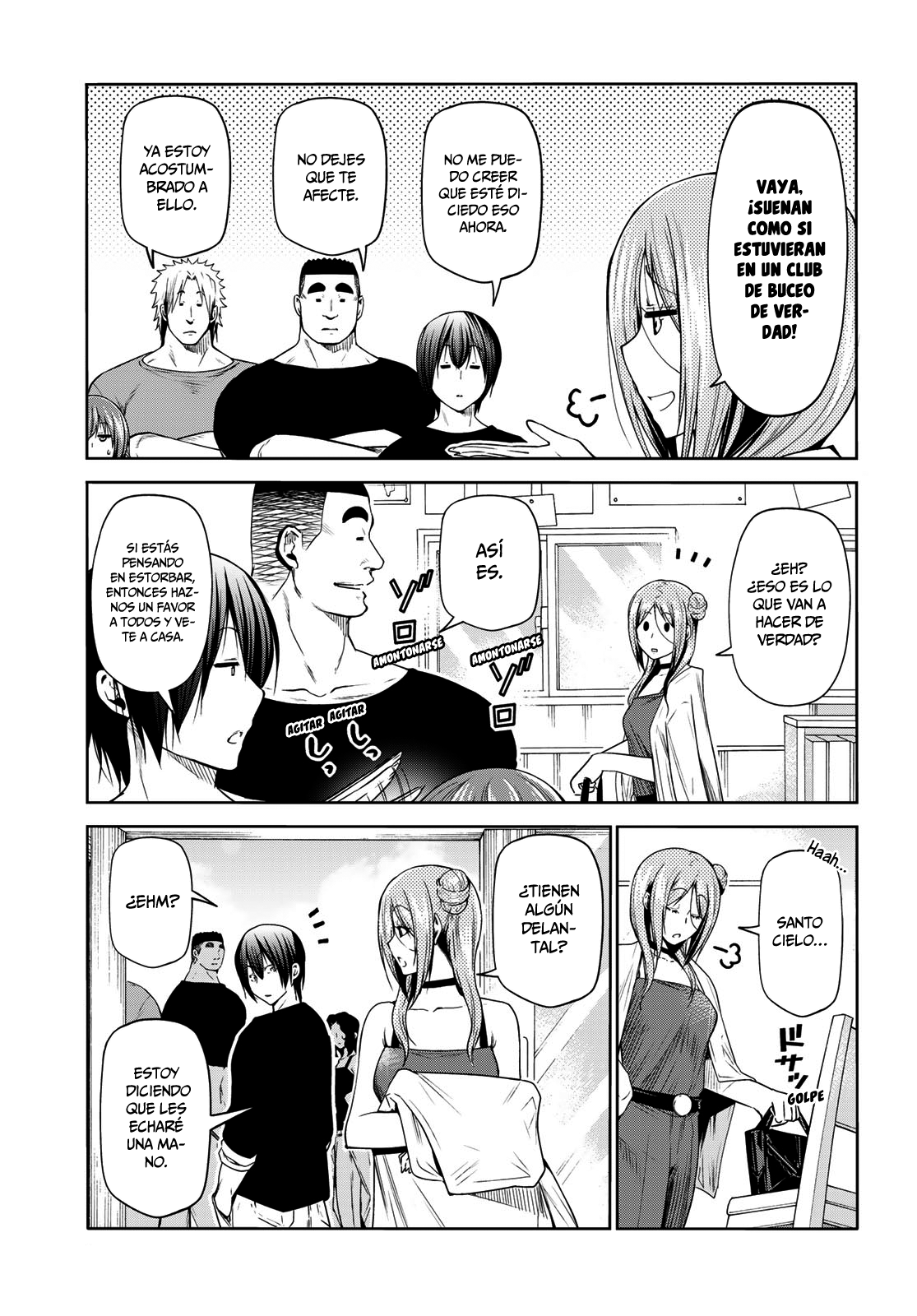 Grand Blue Capitulo 77: pelea de gatas página 4