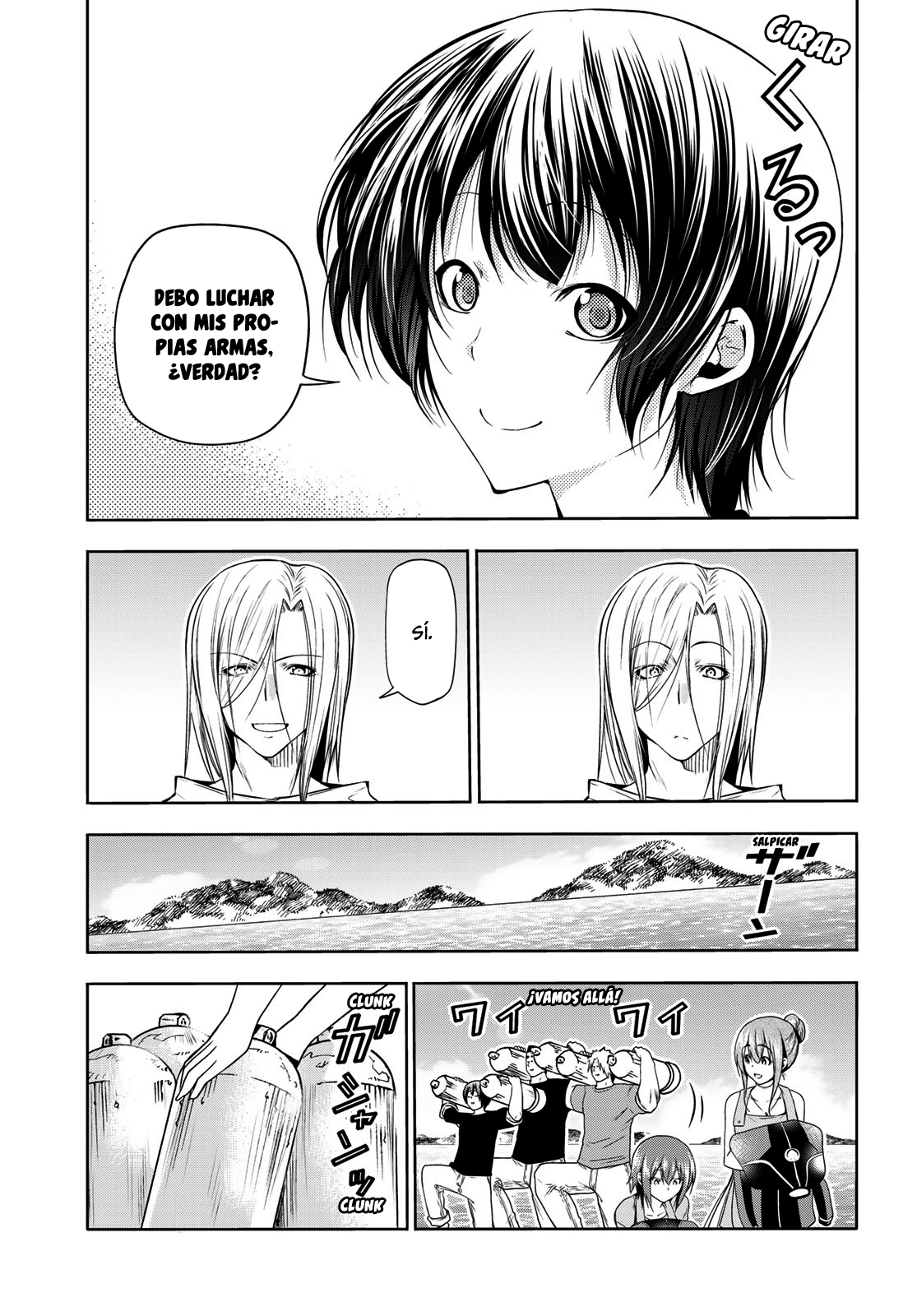 Grand Blue Capitulo 77: pelea de gatas página 6