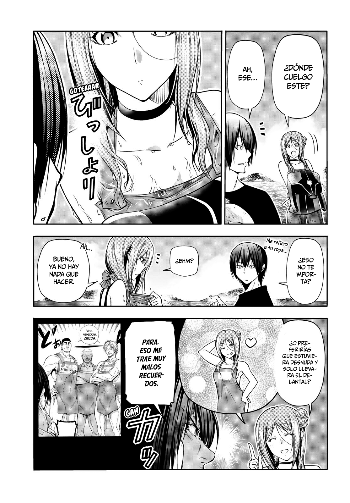 Grand Blue Capitulo 77: pelea de gatas página 8