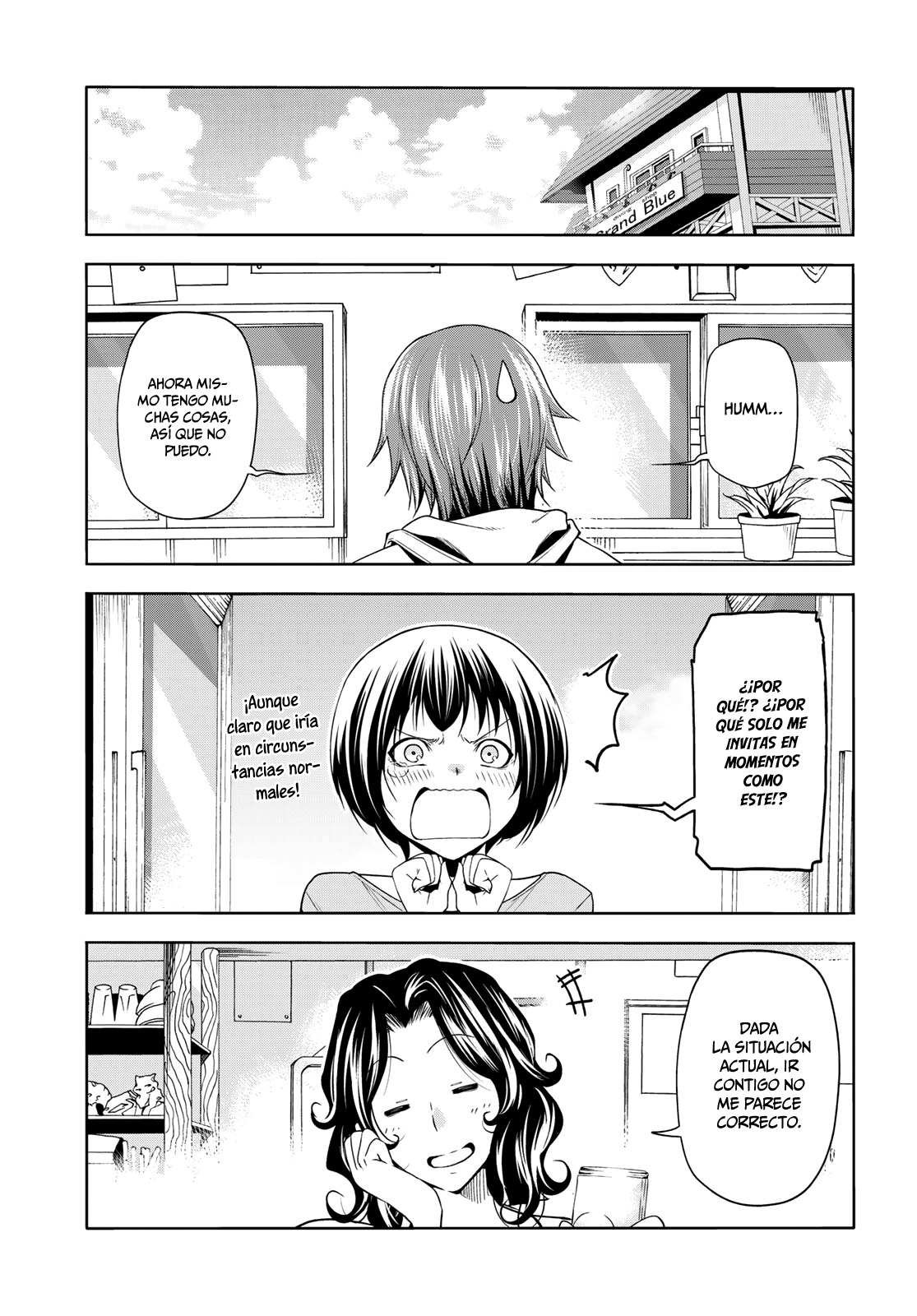 Grand Blue Capitulo 78: Parque de atracciones página 10
