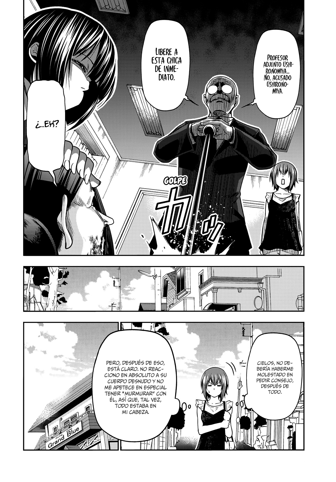 Grand Blue Capitulo 79: sala de consejería blanca página 20