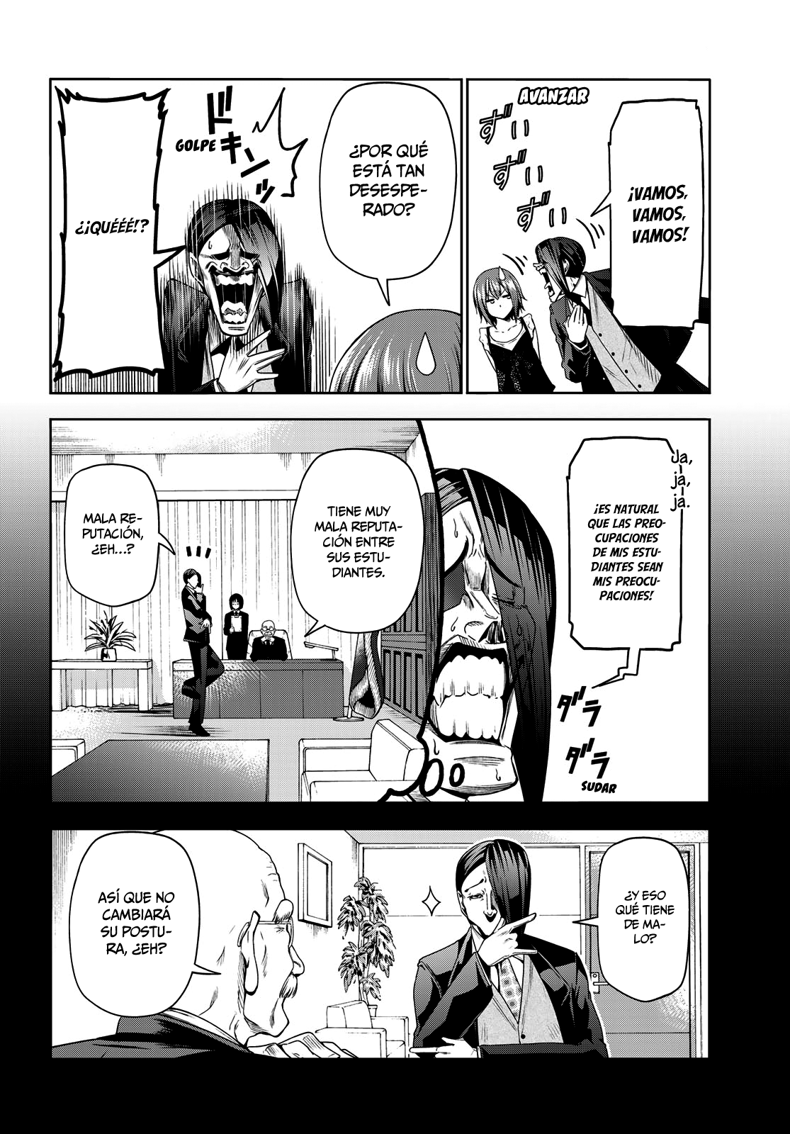 Grand Blue Capitulo 79: sala de consejería blanca página 7