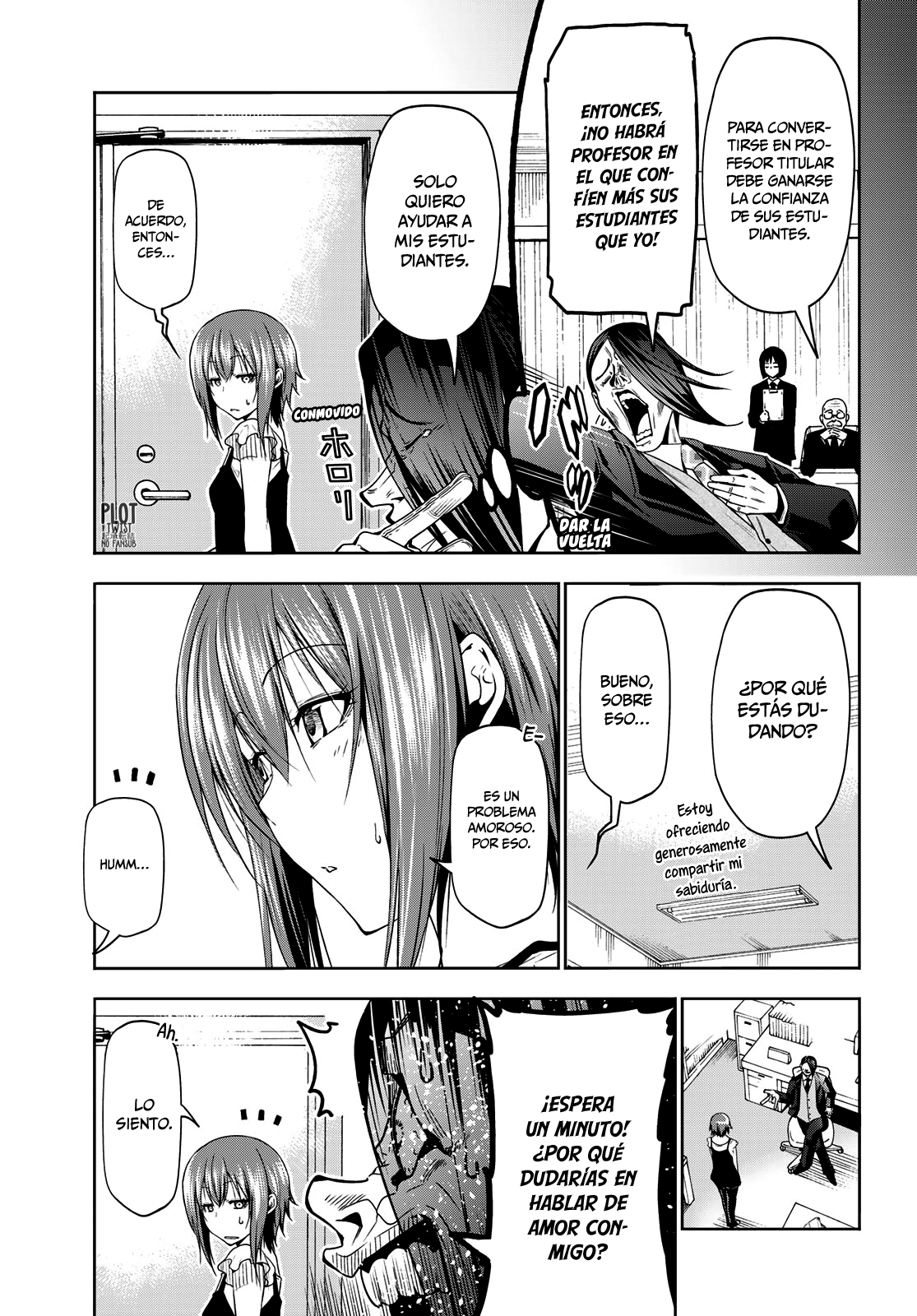 Grand Blue Capitulo 79: sala de consejería blanca página 8