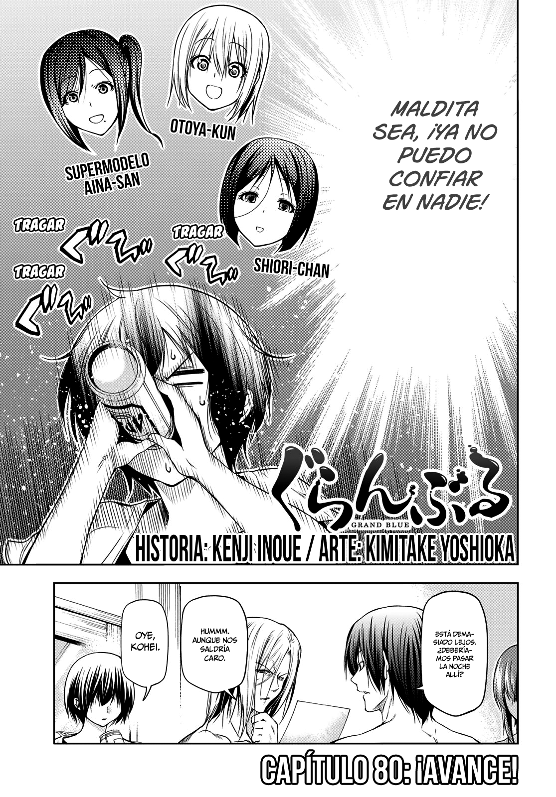 Grand Blue Capitulo 80: ¡Avance! página 3