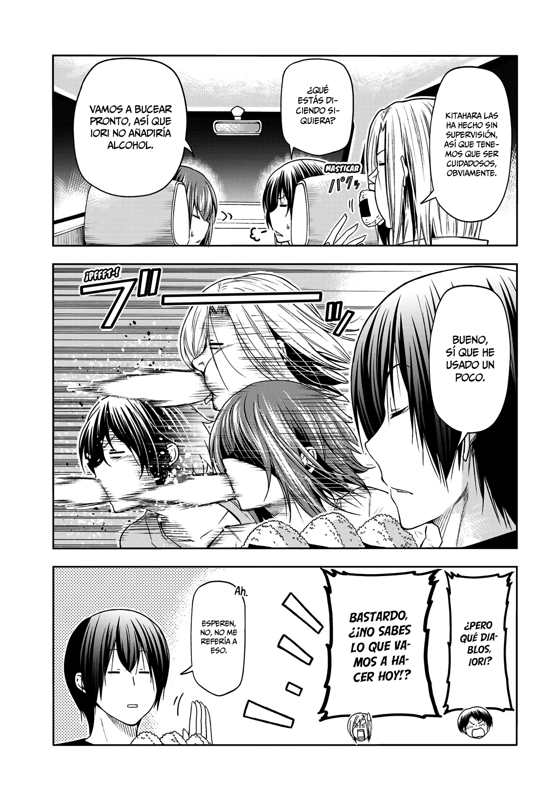 Grand Blue Capitulo 81: tumulto de tiburones página 11