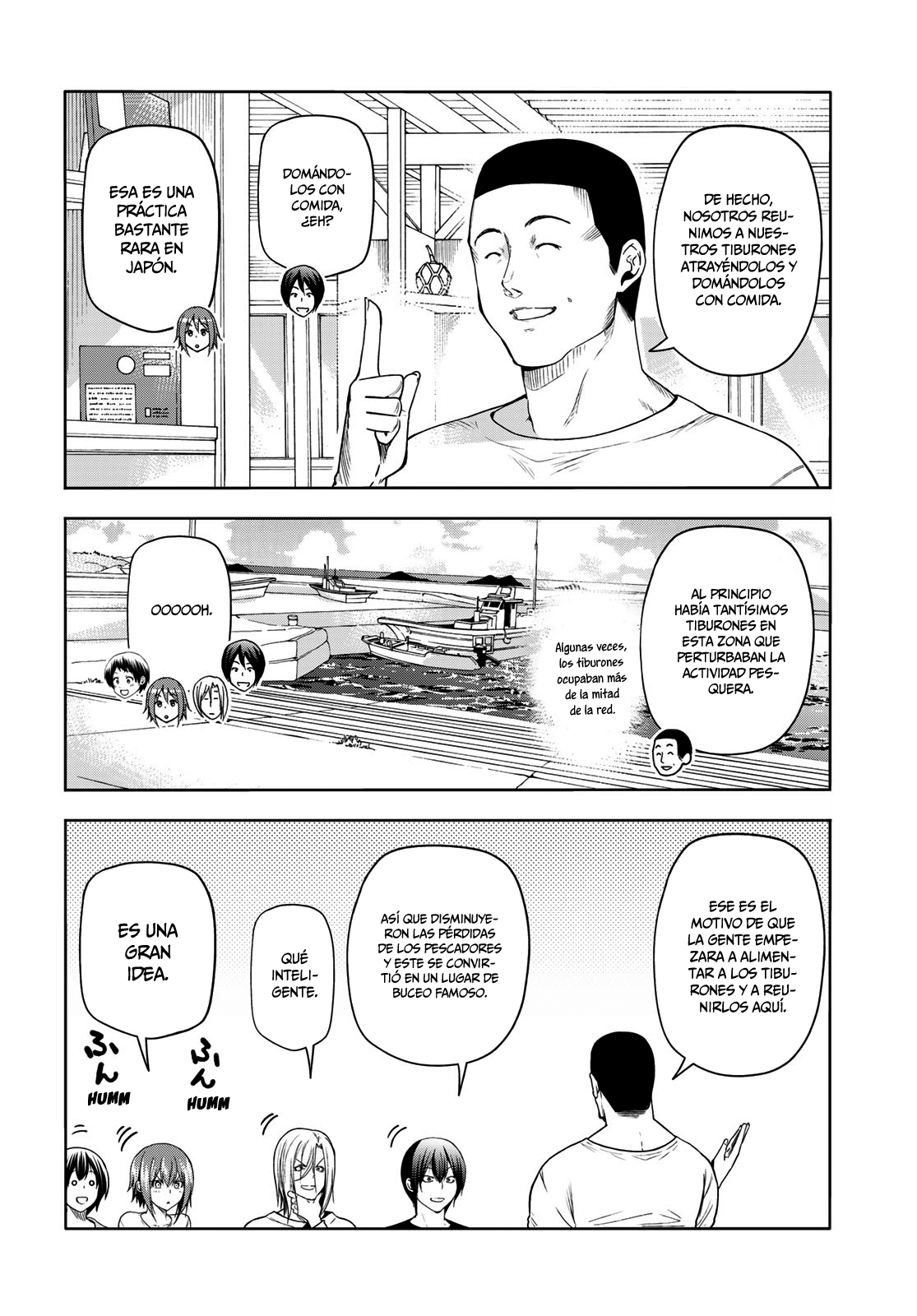 Grand Blue Capitulo 81: tumulto de tiburones página 18