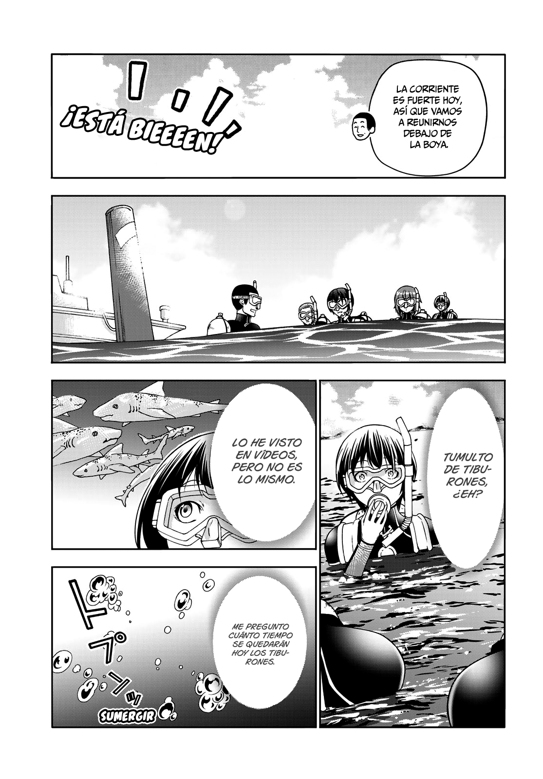 Grand Blue Capitulo 81: tumulto de tiburones página 23