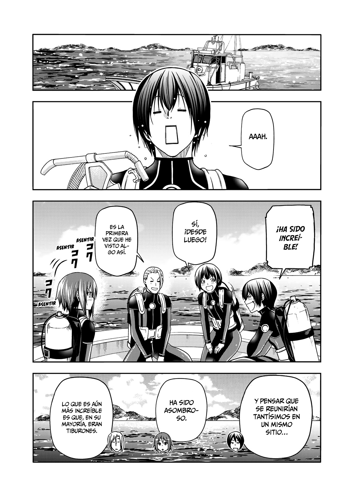 Grand Blue Capitulo 81: tumulto de tiburones página 26