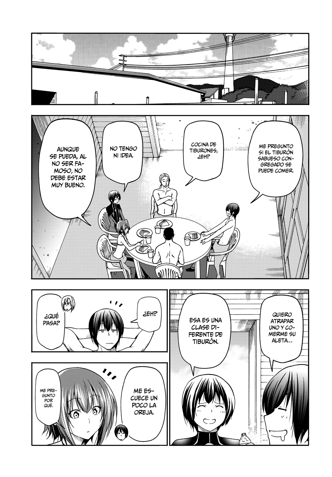 Grand Blue Capitulo 81: tumulto de tiburones página 34