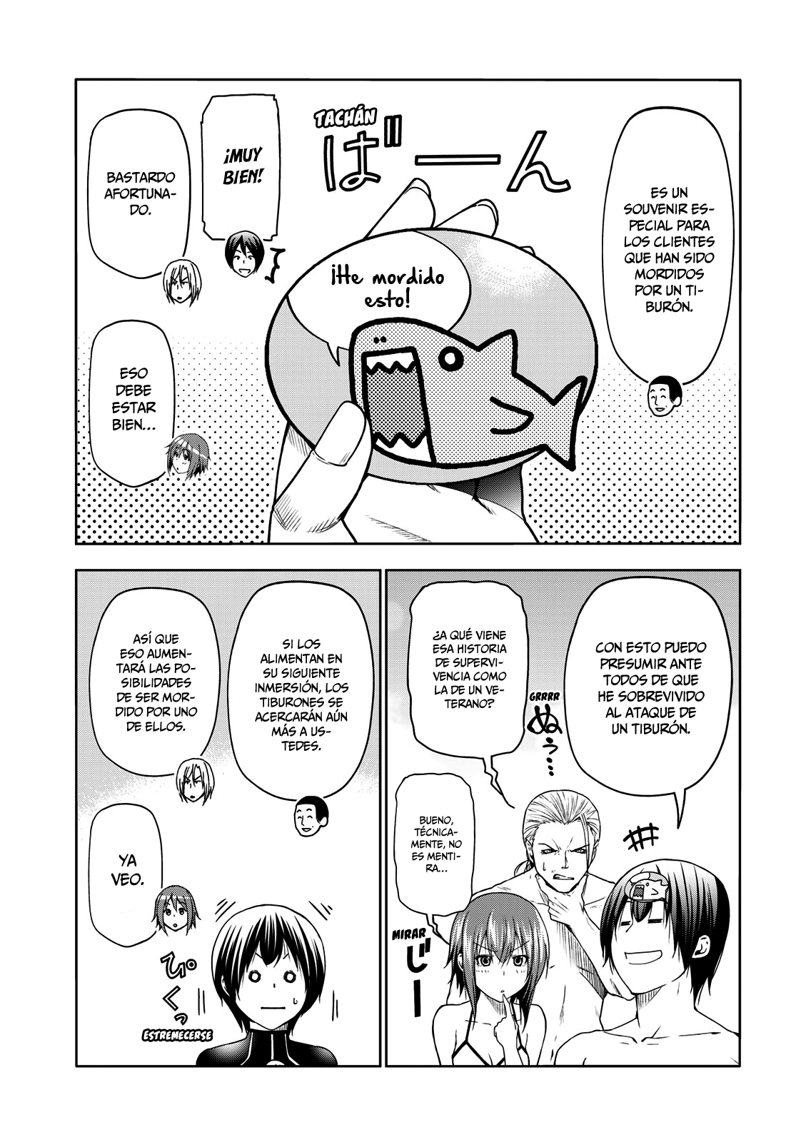 Grand Blue Capitulo 81: tumulto de tiburones página 36