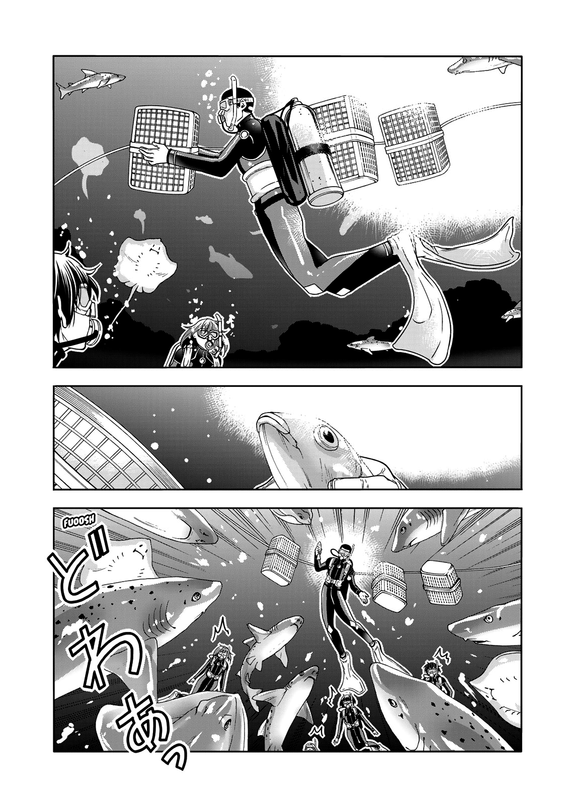 Grand Blue Capitulo 81: tumulto de tiburones página 46
