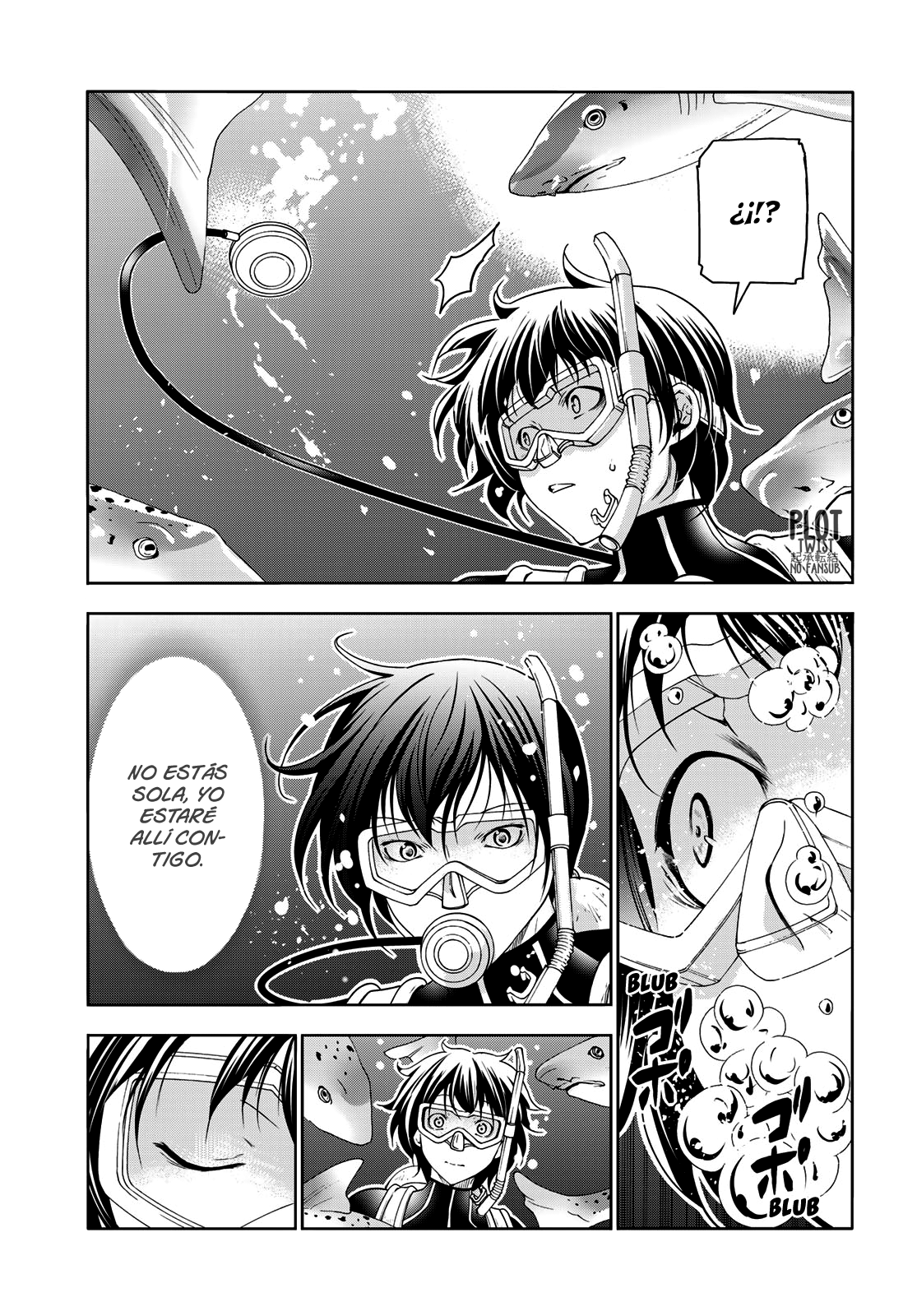 Grand Blue Capitulo 81: tumulto de tiburones página 48
