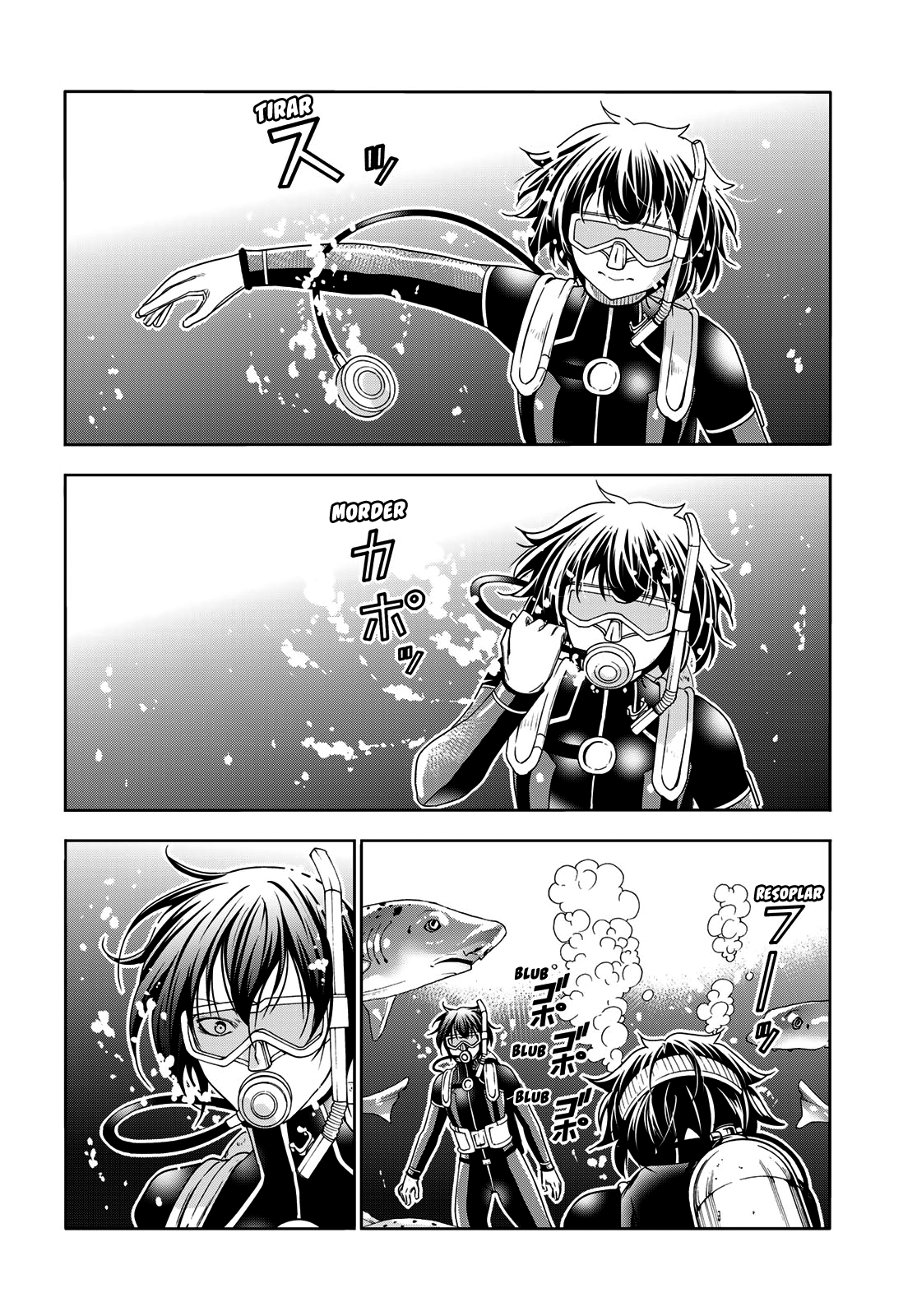 Grand Blue Capitulo 81: tumulto de tiburones página 49