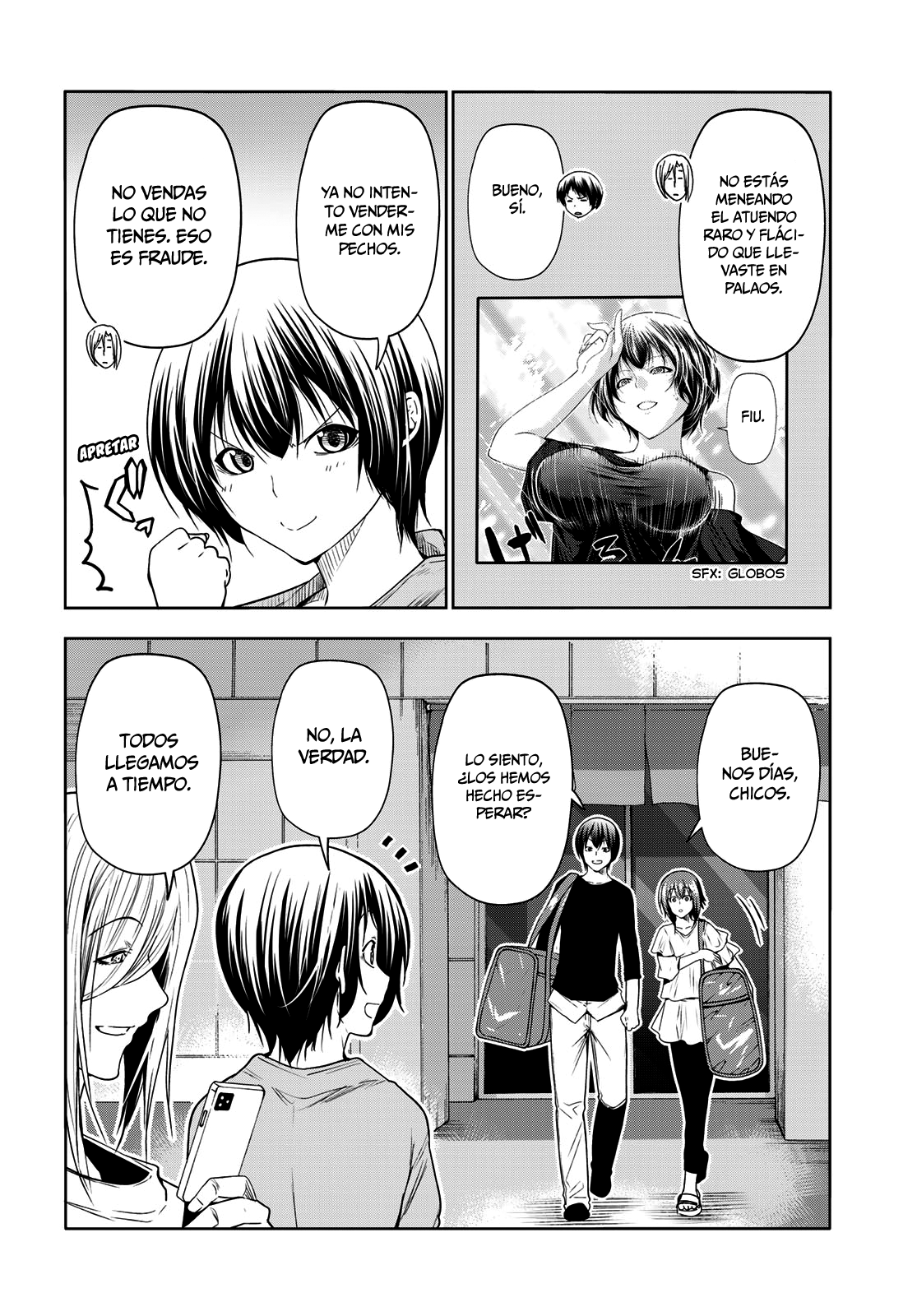 Grand Blue Capitulo 81: tumulto de tiburones página 8