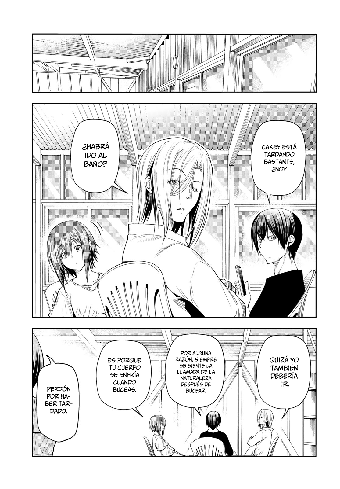 Grand Blue Capitulo 82: Una verdadera goleadora página 6