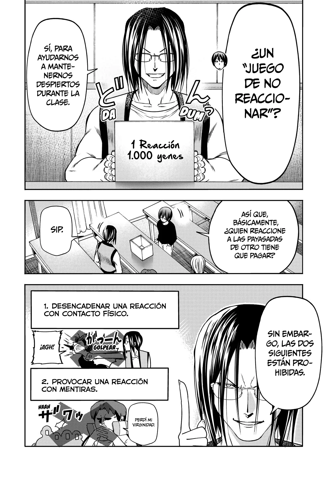 Grand Blue Capitulo 86: Juego de no reaccionar página 11