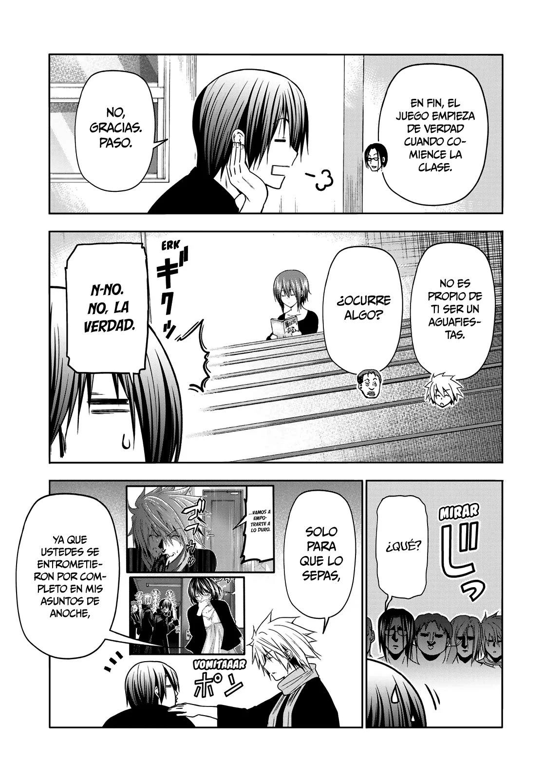 Grand Blue Capitulo 86: Juego de no reaccionar página 12