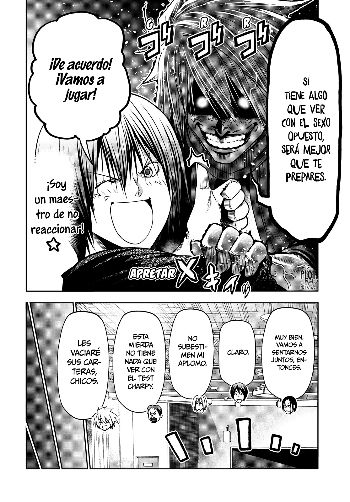 Grand Blue Capitulo 86: Juego de no reaccionar página 13