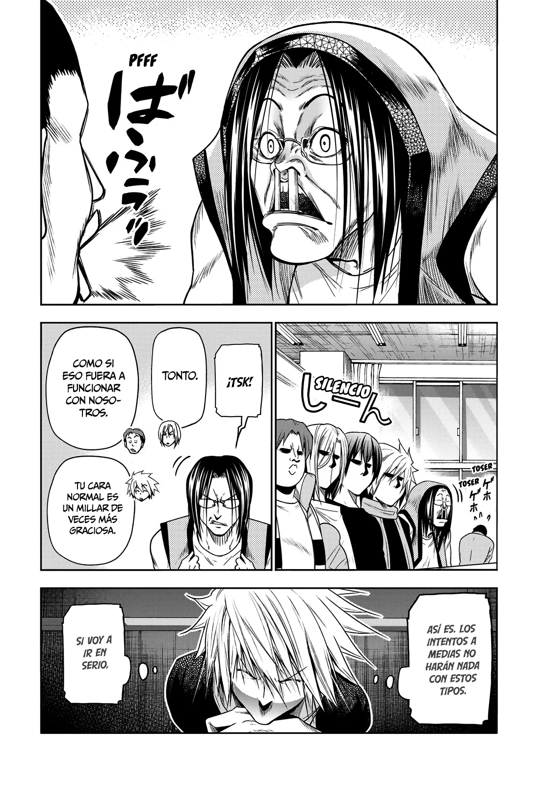 Grand Blue Capitulo 86: Juego de no reaccionar página 15