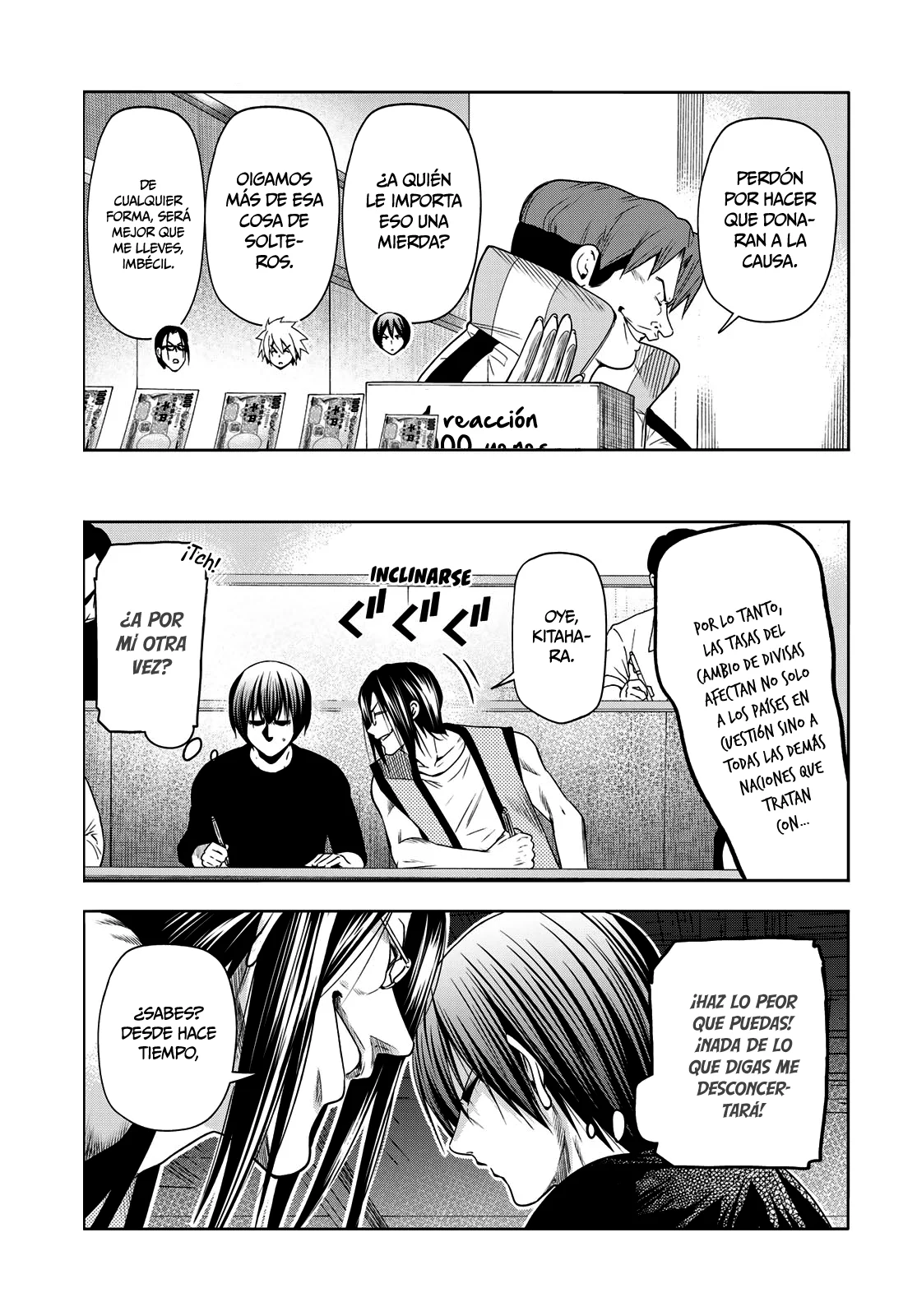 Grand Blue Capitulo 86: Juego de no reaccionar página 24