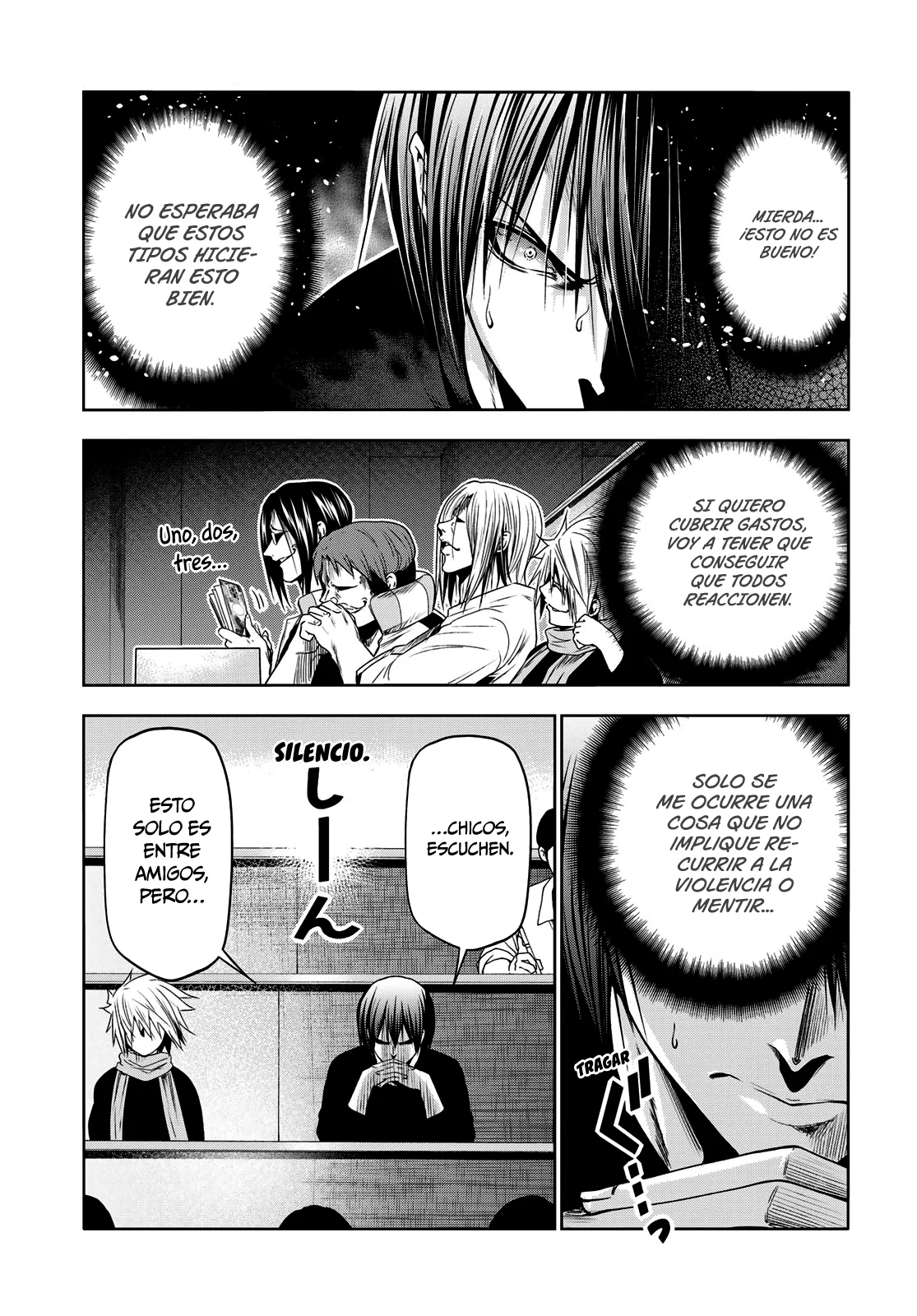 Grand Blue Capitulo 86: Juego de no reaccionar página 28