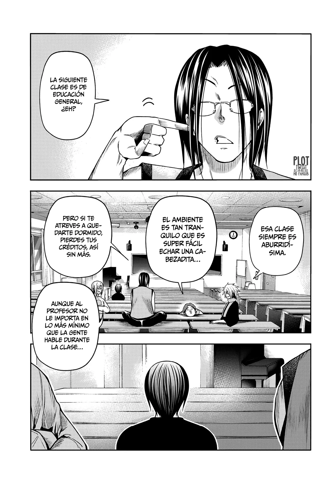 Grand Blue Capitulo 86: Juego de no reaccionar página 4