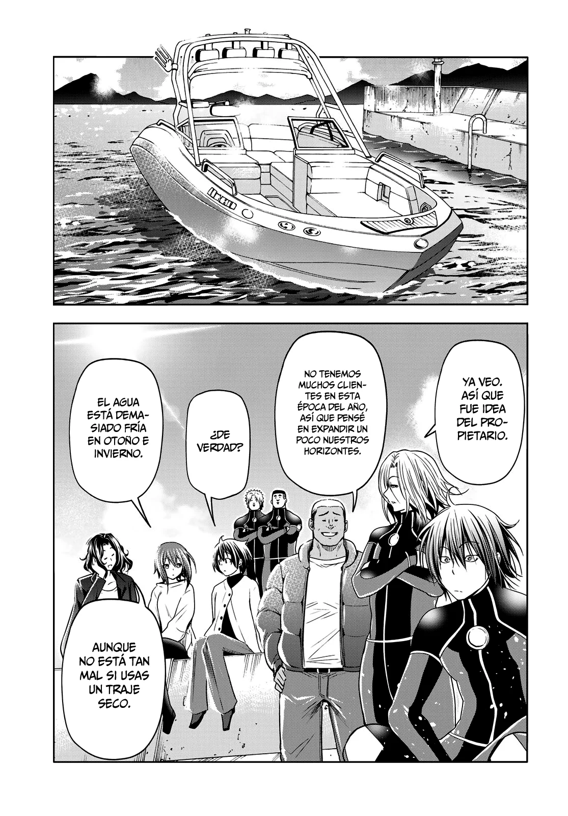 Grand Blue Capitulo 87: ¡esquí acuático! página 6