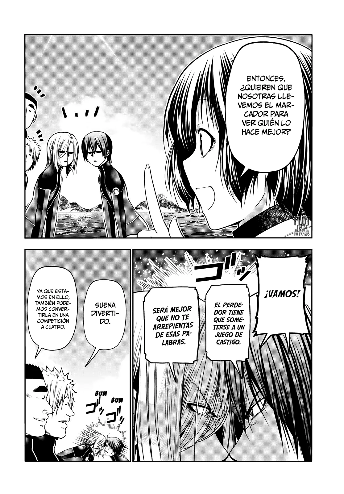 Grand Blue Capitulo 87: ¡esquí acuático! página 9