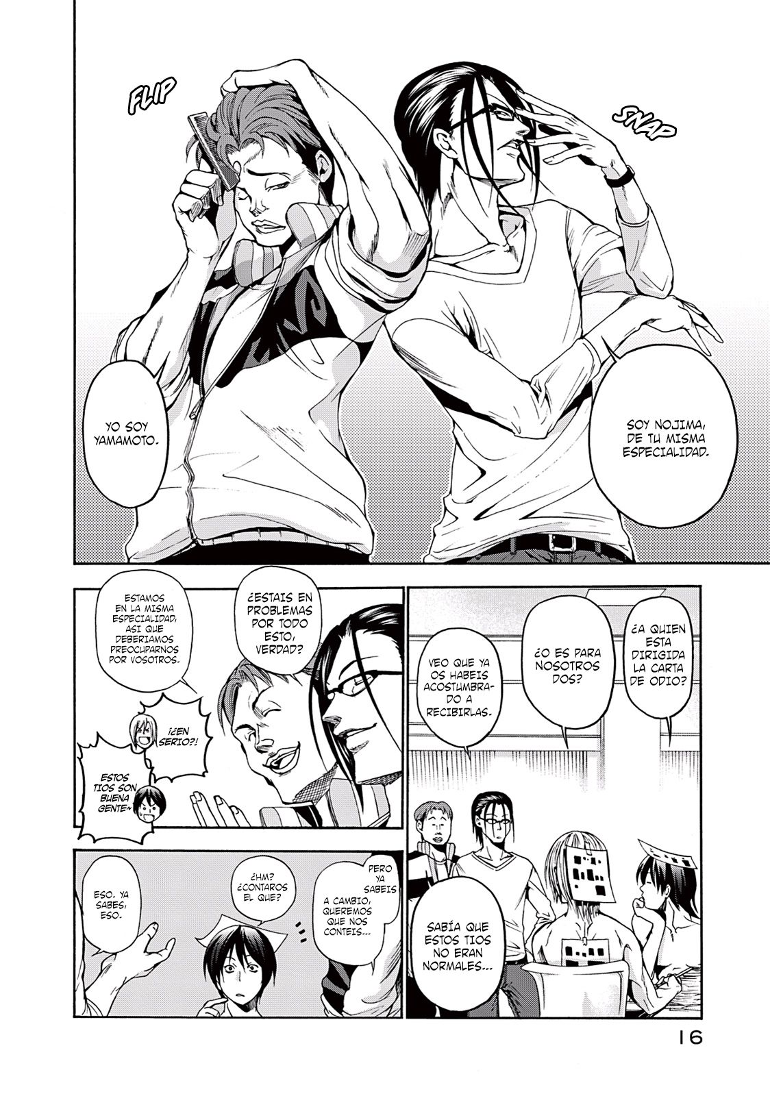 Grand Blue Capitulo 9: Fiesta después del festival. página 14