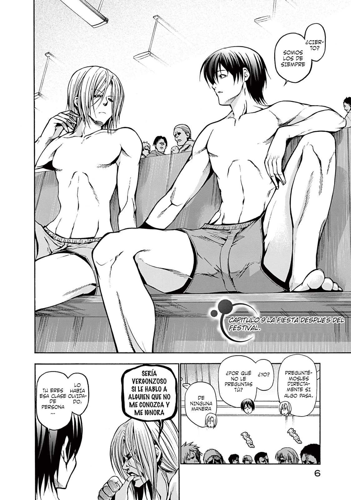 Grand Blue Capitulo 9: Fiesta después del festival. página 4