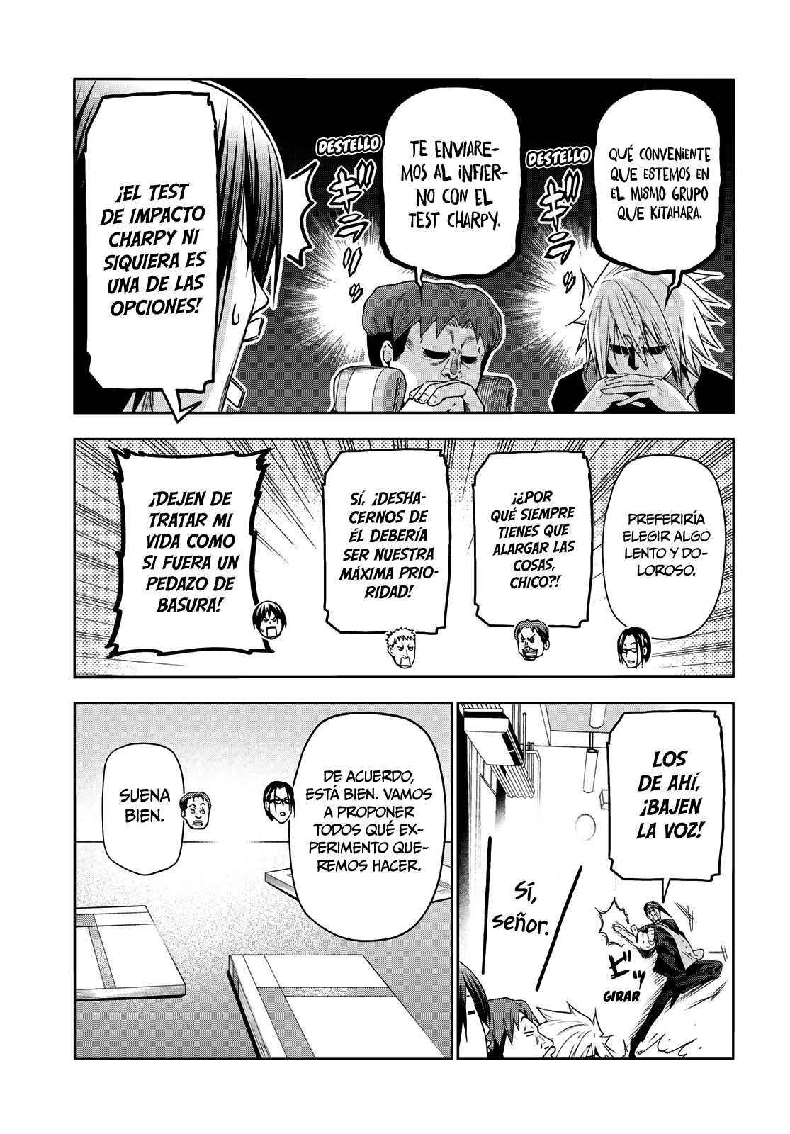 Grand Blue Capitulo 90: presentación página 8
