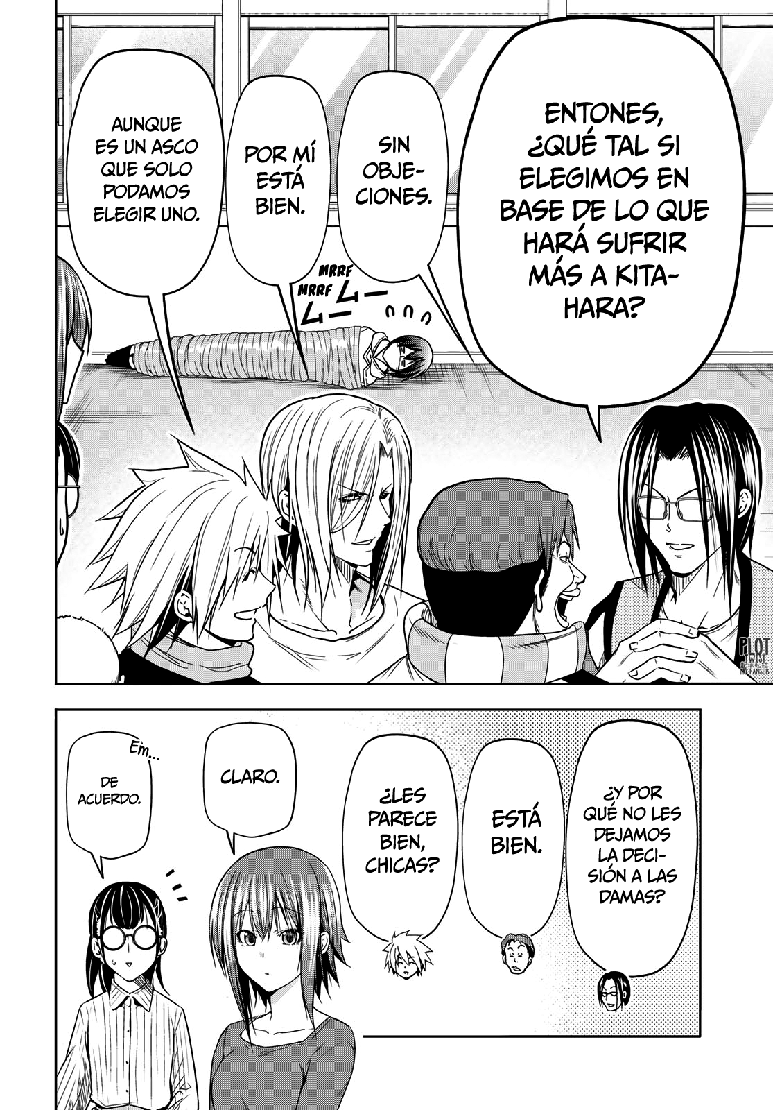 Grand Blue Capitulo 90: presentación página 9