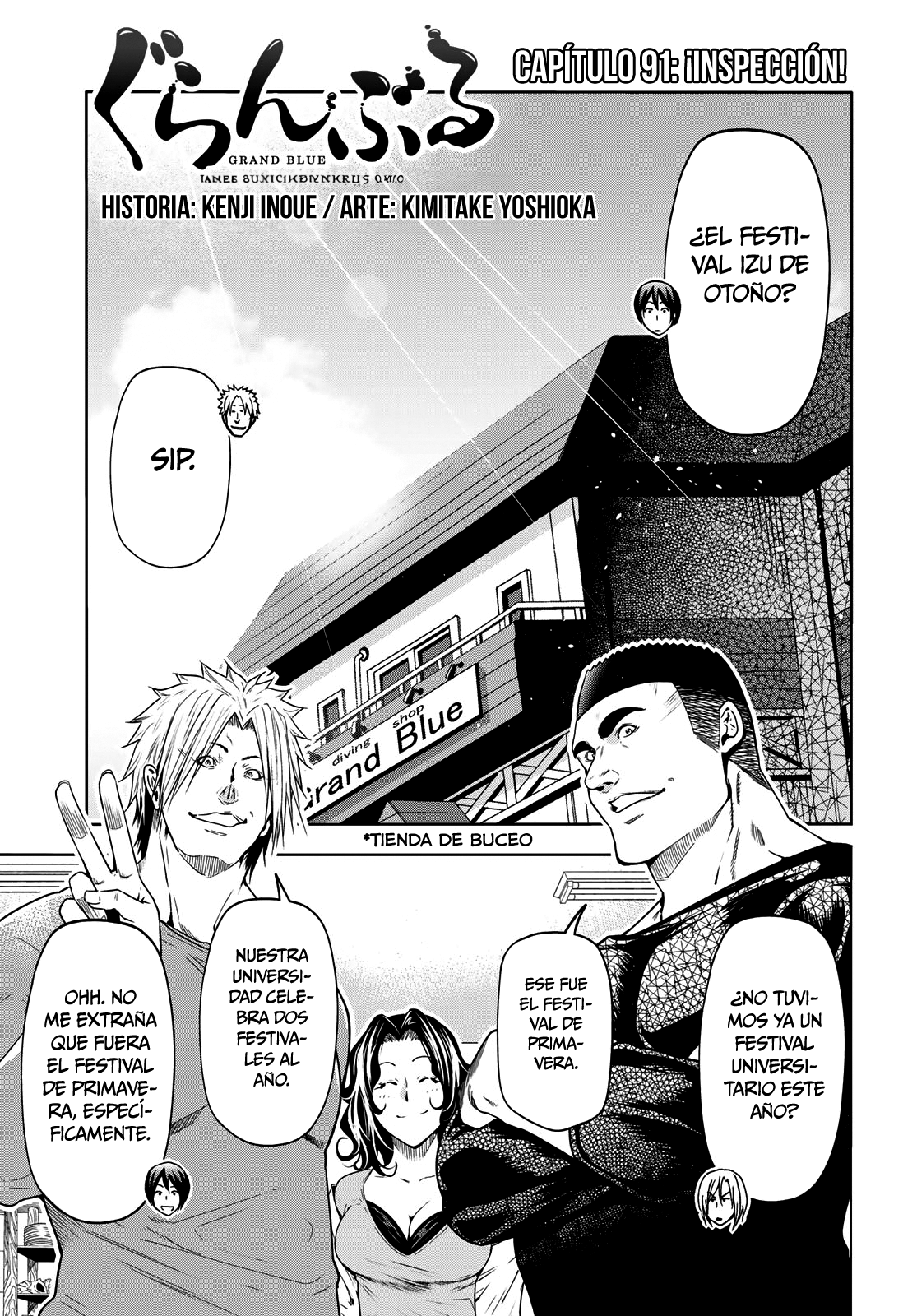 Grand Blue Capitulo 91: inspección página 42