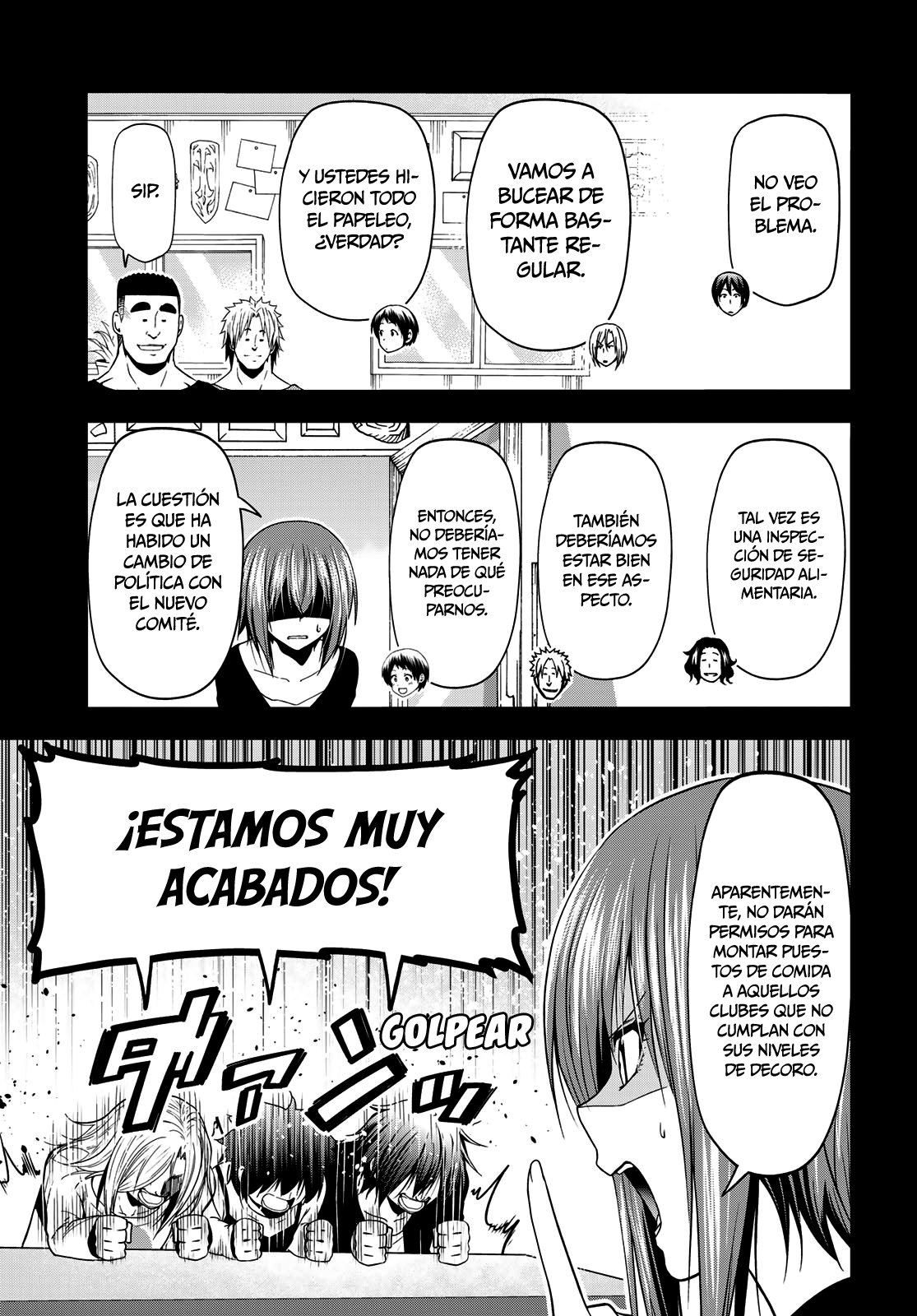 Grand Blue Capitulo 91: inspección página 7