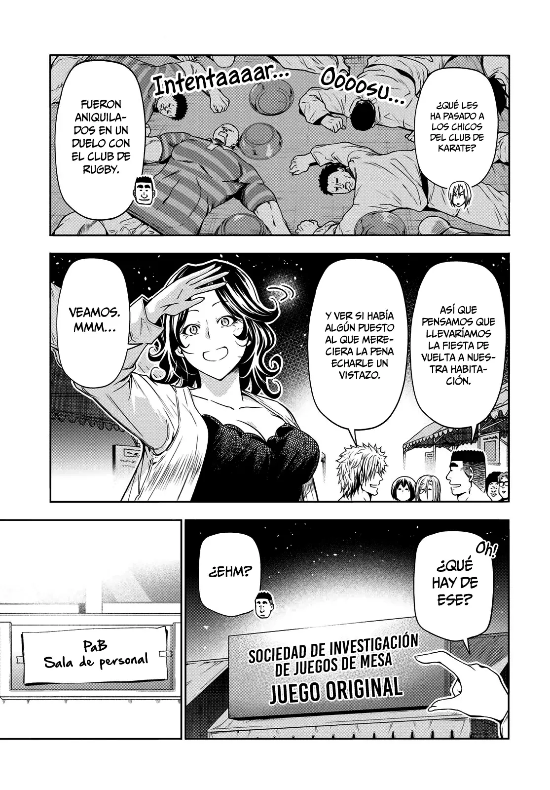 Grand Blue Capitulo 95: la noche aún es joven página 14