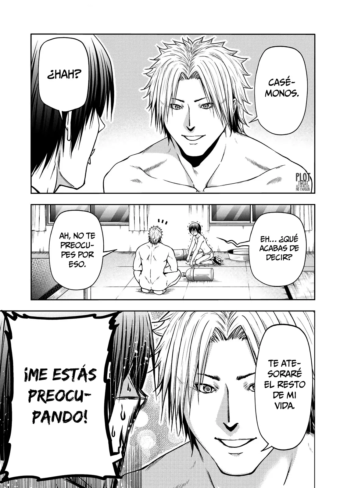 Grand Blue Capitulo 95: la noche aún es joven página 16