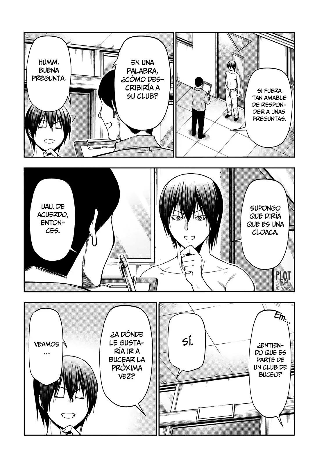 Grand Blue Capitulo 95: la noche aún es joven página 23
