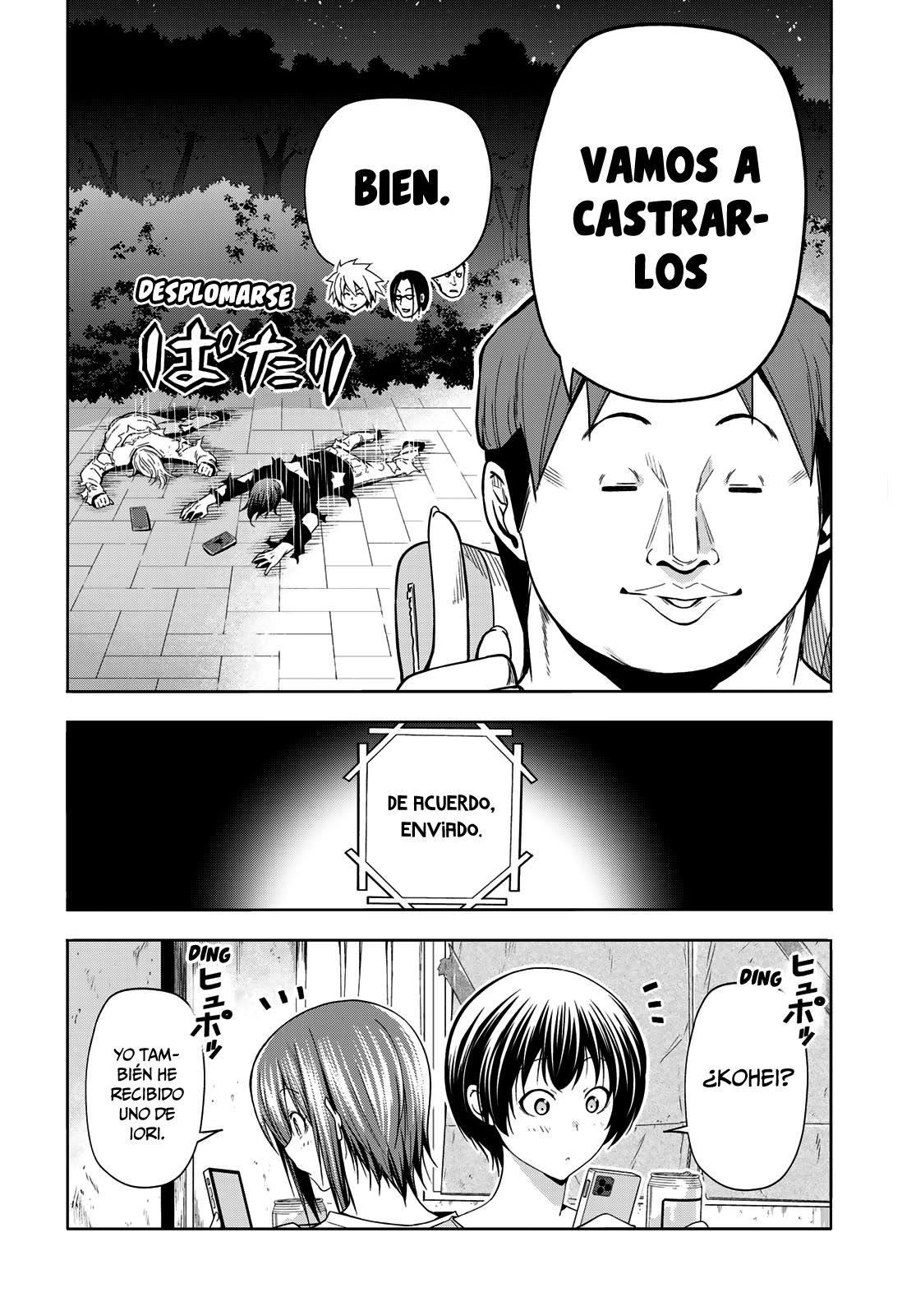 Grand Blue Capitulo 98: Factor de riesgo página 38