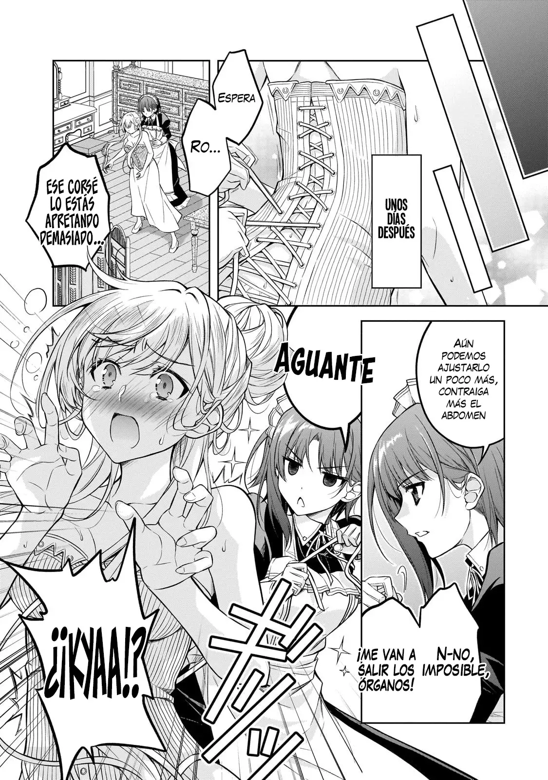 La santa reencarnada condenada, ¡sigue el camino de la dama villana! Capitulo 1 página 22