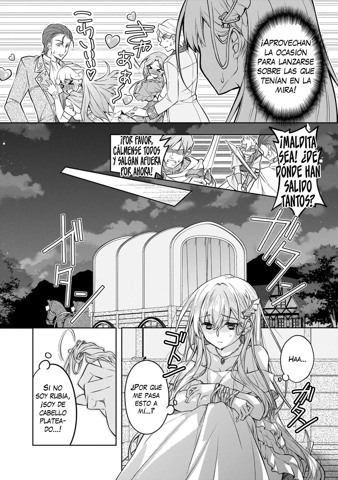 La santa reencarnada condenada, ¡sigue el camino de la dama villana! Capitulo 1 página 33
