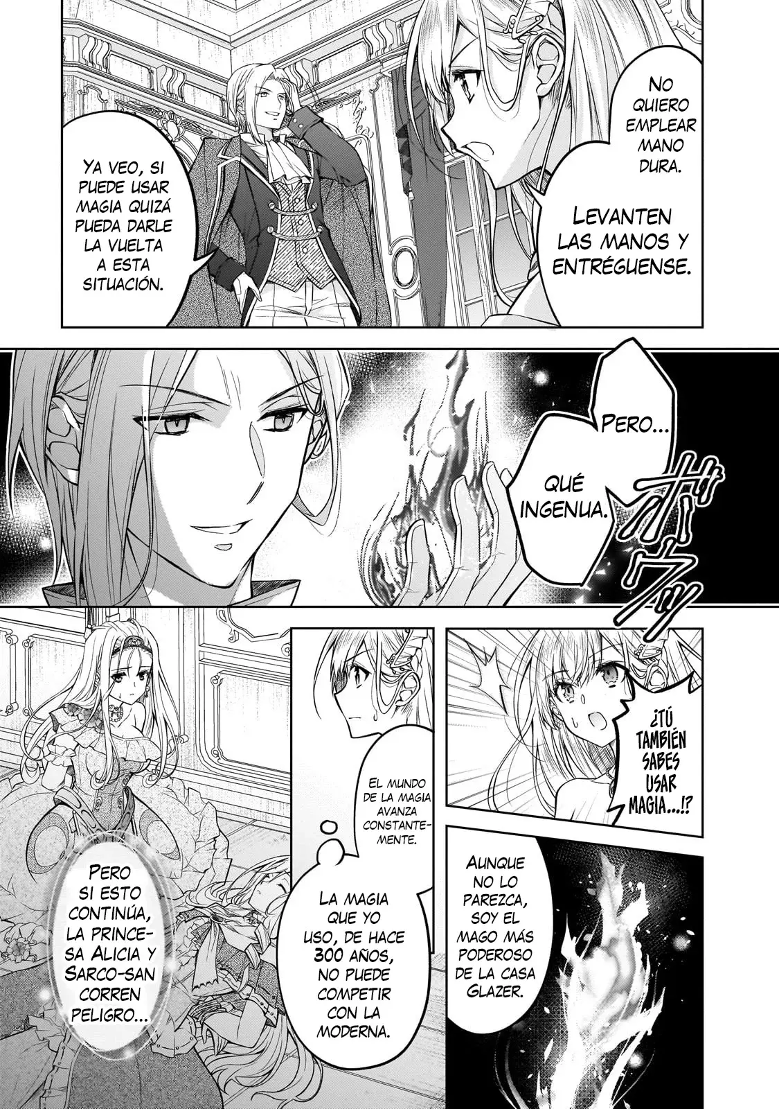 La santa reencarnada condenada, ¡sigue el camino de la dama villana! Capitulo 1 página 40