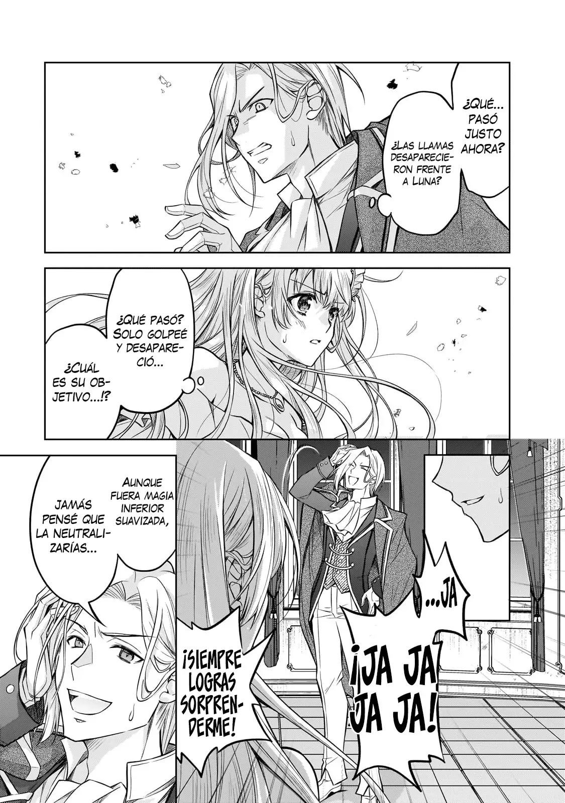 La santa reencarnada condenada, ¡sigue el camino de la dama villana! Capitulo 1 página 46