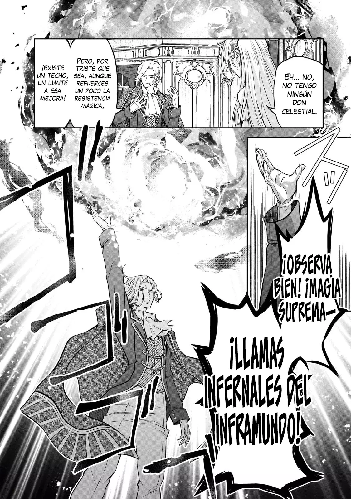 La santa reencarnada condenada, ¡sigue el camino de la dama villana! Capitulo 1 página 49