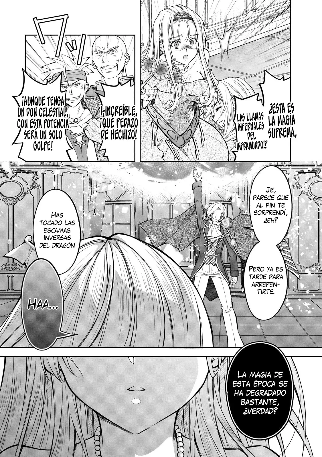 La santa reencarnada condenada, ¡sigue el camino de la dama villana! Capitulo 1 página 50
