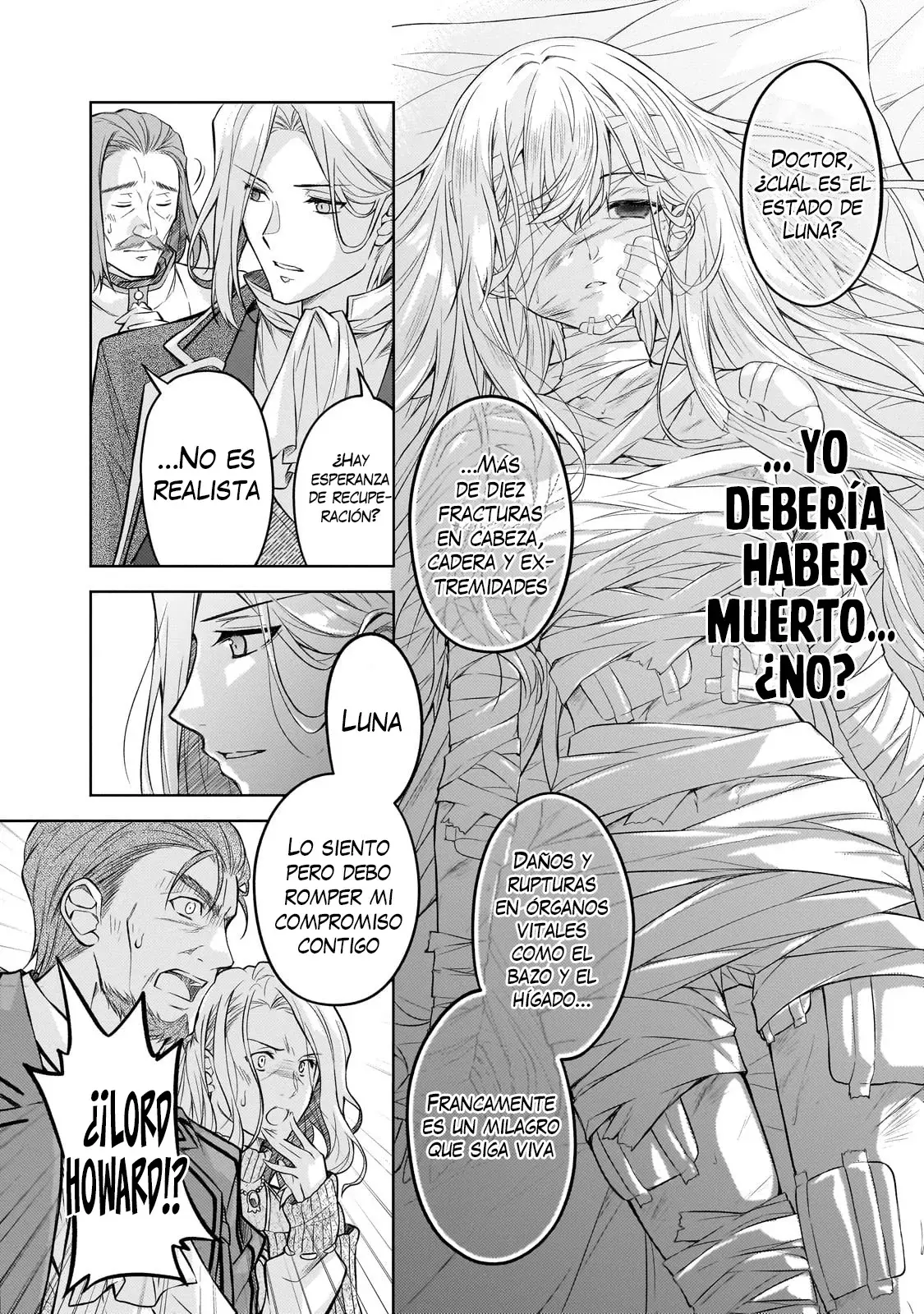 La santa reencarnada condenada, ¡sigue el camino de la dama villana! Capitulo 1 página 8